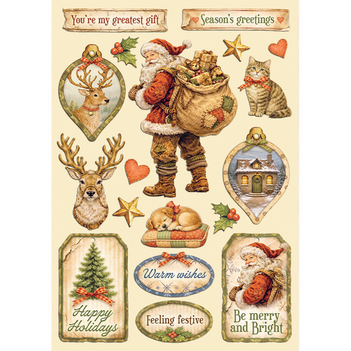 Stamperia - Silent Night - A5 Wooden Shapes