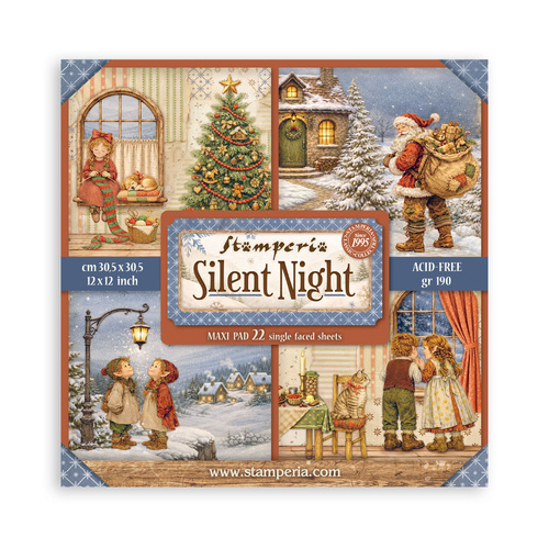 Stamperia - Silent Night - Maxi 12x12 Paper Pad