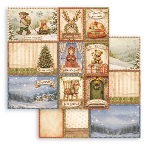 Stamperia - Silent Night - Mixed Cards