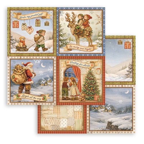 Stamperia - Silent Night - 4 Cards