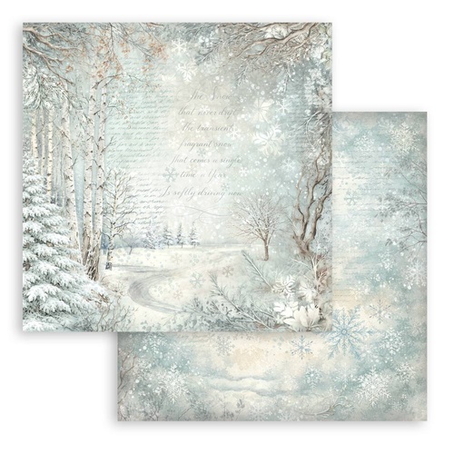 Stamperia - White Christmas - Snowy Woods