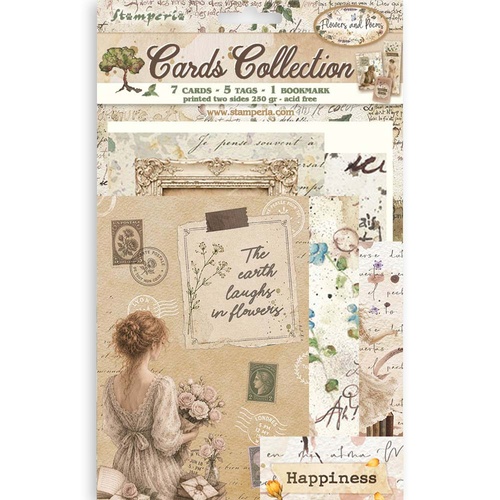 Stamperia - Flowers & Poems - Cards Collection