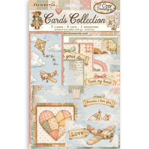 Stamperia - Cozy Family - Cards Collection