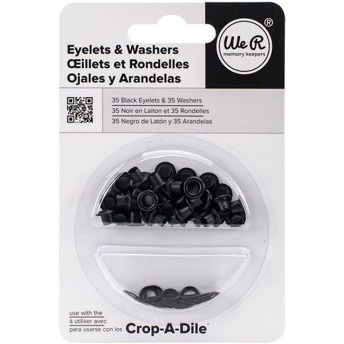Eyelets & Washers - Black