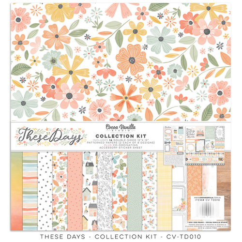 Cocoa Vanilla - These Days - 12x12 Collection Kit