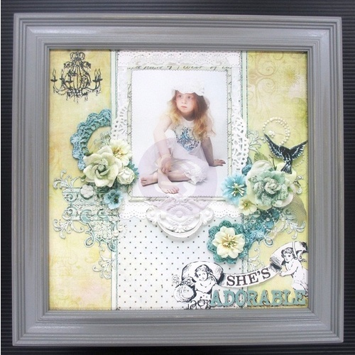 12x12 Wood Frame - Grey