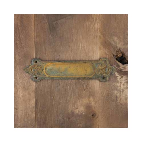 Metals for wood plaque 7