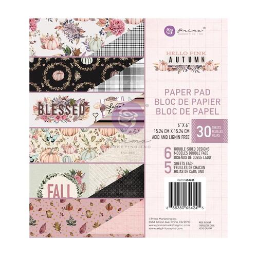 **Prima - Hello Pink Autumn - 6x6 Paper Pad