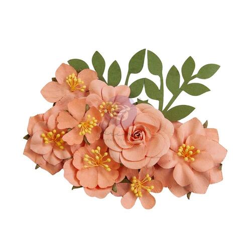 Prima - Painted Floral Flowers - Orange Blossom