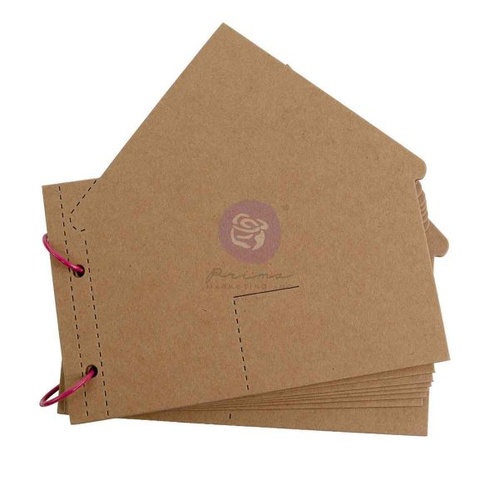 Prima - Homegrown - Chipboard Album Cover – Storybook Moments – 6 chipboard pages, metal ring-bound