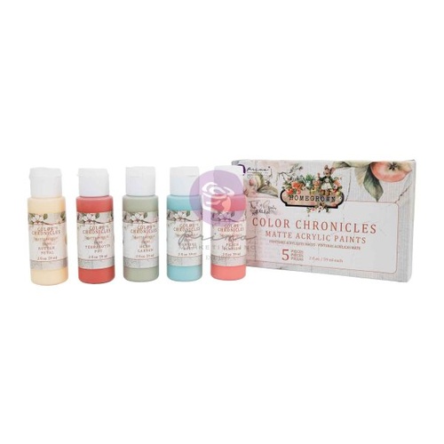 Prima - Homegrown - Acrylic Paint Pack – Color Chronicles – 5 colors x 2 fl oz each