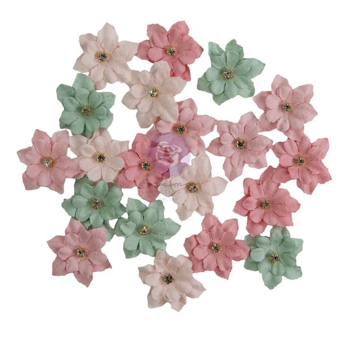 Prima - Buttons & keepsakes - Flowers - Delicate Trimmings – 20 pcs