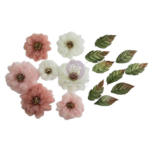 Prima - Buttons & keepsakes - Flowers - Sheer Beauties – 14 pcs
