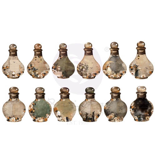 Prima - Made of Magic - Potion Bottle Tag Pad