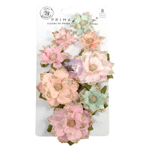 Prima - Christmas Blush Flowers - Warm & Cozy