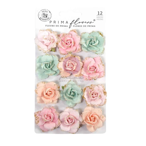 Prima - Christmas Blush Flowers - Sparkling Holiday