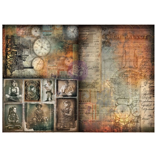 Prima - Time Travellers - Finnabair A3 Decoupage