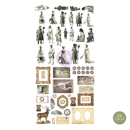 Prima - Steam and Frost - Finnabair Ephemera 116/Pkg