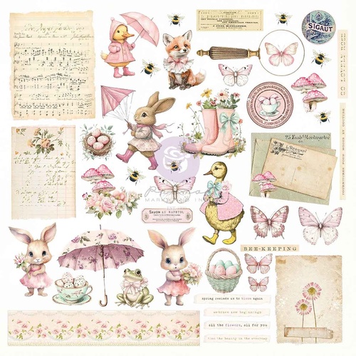 Prima - Sweet Spring - Ephemera 88/Pkg