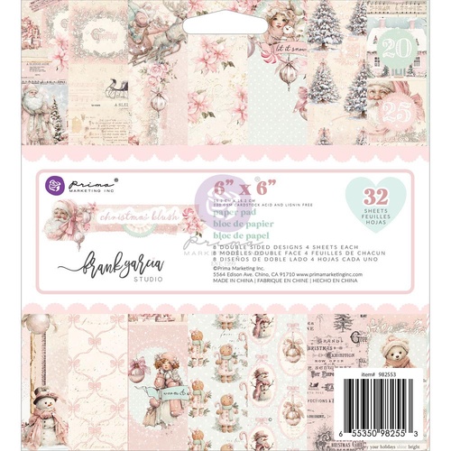 Prima - Christmas Blush - 6x6 Paper Pad
