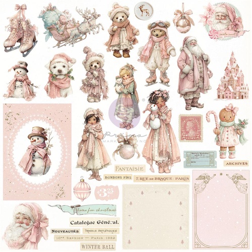 Prima - Christmas Blush Ephemera - Cozy Christmas