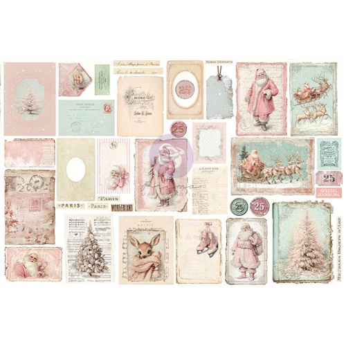 Prima - Christmas Blush Ephemera - Junk Journal Kit