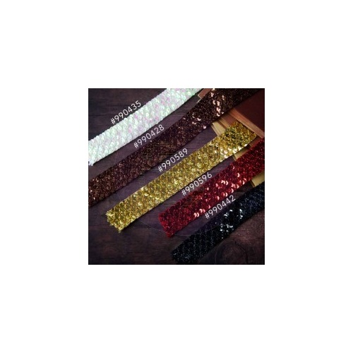 Memory Hardware - Sequin Trim - Ruby