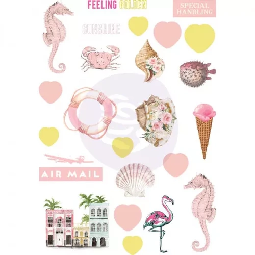 Prima - Golden Coast - Puffy Stickers