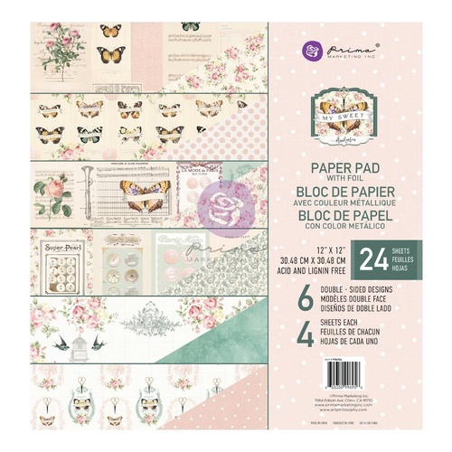 Prima - My Sweet - 12x12 Paper Pad