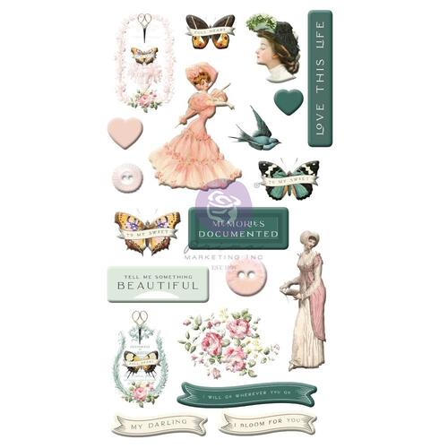 Prima - My Sweet - Puffy Stickers