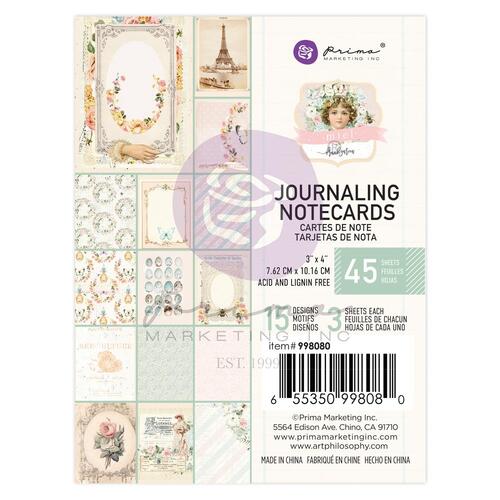**Prima - Miel - 3x4 Journaling Cards