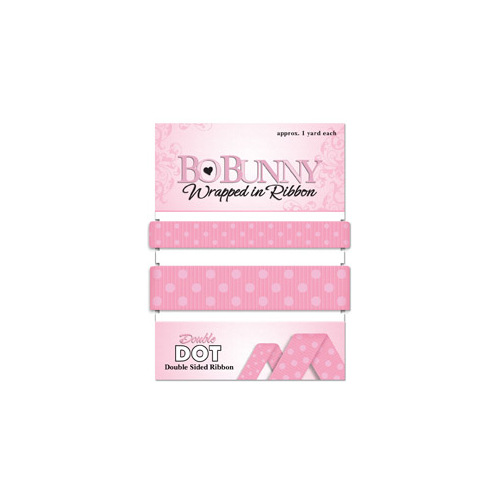 BoBunny - Double Dot - 5/8" Passionfruit Ribbon