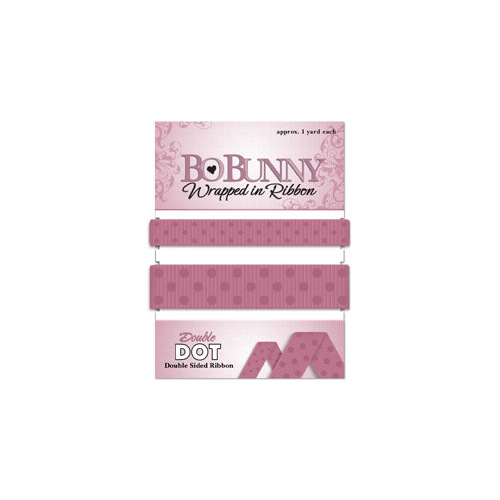 BoBunny - Double Dot - Raspberry Ribbon