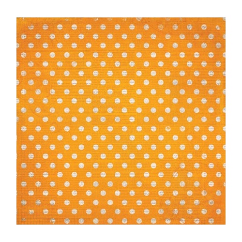 **BoBunny - Double Dot Designs - Orange Citrus Chevron
