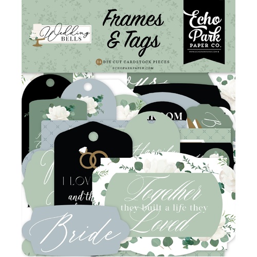 Echo Park - Wedding Bells - Frames & Tags Ephemera