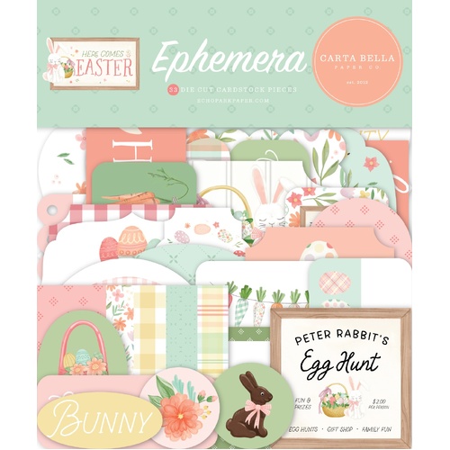 Carta Bella - Here Comes Easter - Icon Ephemera