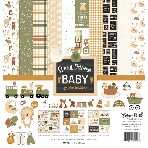 Echo Park - Special Delivery Baby - 12x12 Collection Kit