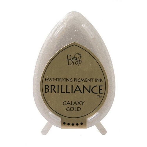 Imagine - Brilliance Dew Drop Pigment Ink Pad - Galaxy Gold