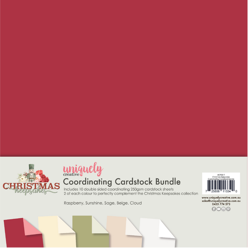 Uniquely Creative - Christmas Keepsakes Coordinating Cardstock Bundle