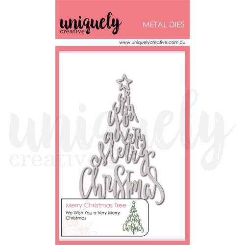 Uniquely Creative - Merry Christmas Tree Die