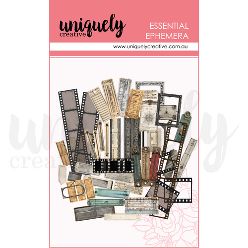 Uniquely Creative - Acetate Rustic Ephemera