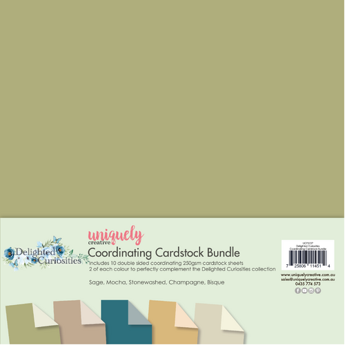 Uniquely Creative - Dekighted Curiosities Coordinating Cardstock Bundle