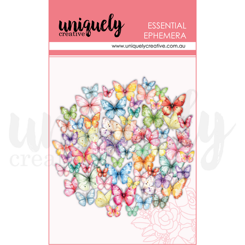 Uniquely Creative - Colourful Butterflies - Ephemera