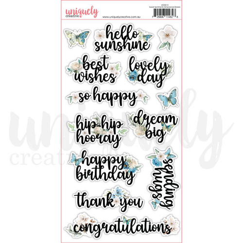 Uniquely Creative - Sweet Sentiments Dimensional Stickers