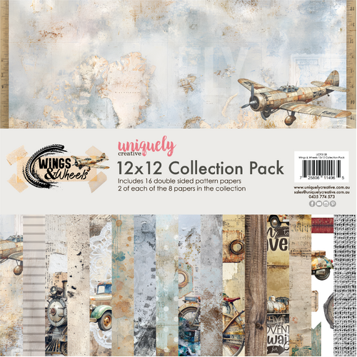 Uniquely Creative - Wings & Wheels - 12x12 Collection Pack