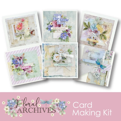 Uniquely Creative - Floral Archives - Card Making Kit