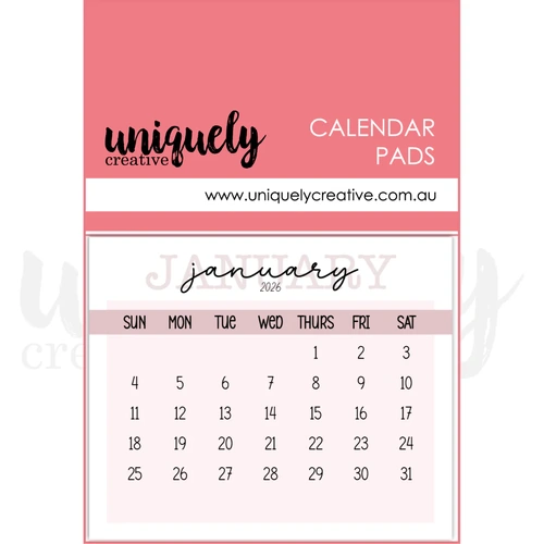Uniquely Creative - 2026 Calendar Pads
