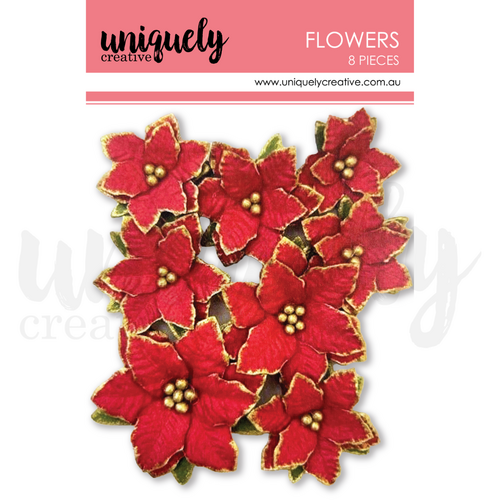 Uniquely Creative - Flowers - Christmas Poinsettia