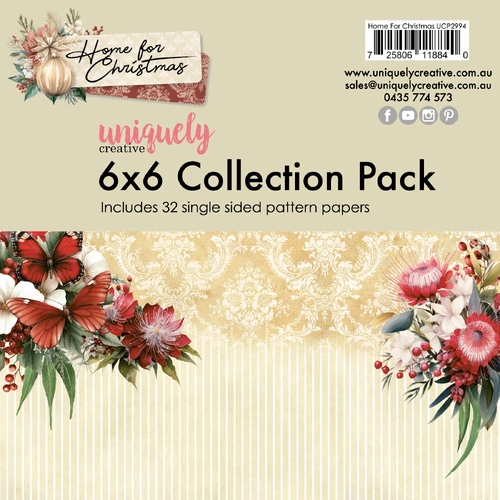 Uniquely Creative - Home for Christmas - 6x6 Collection Pack