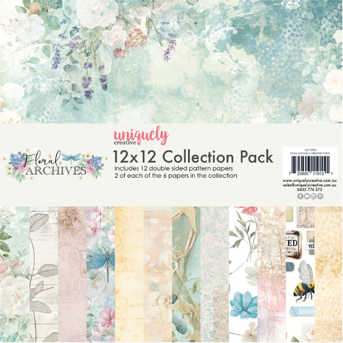 Uniquely Creative - Floral Archives - 12x12 Collection Pack